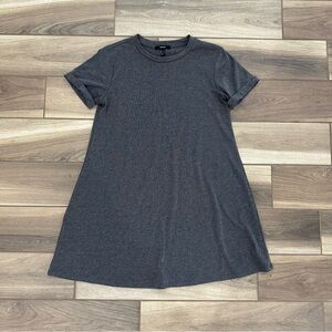 Forever 21 Charcoal Gray T-Shirt Dress